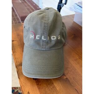 Orvis Rod Shop Helios Baseball Cap Hat Olive Green Adjustable Cotton Fishing